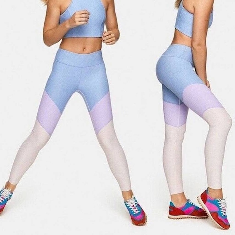 Outdoor Voices Leggings and Bra Top Set